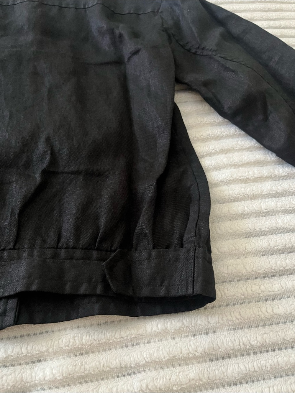 Frame Black Linen Jacket - Picture 5 of 8